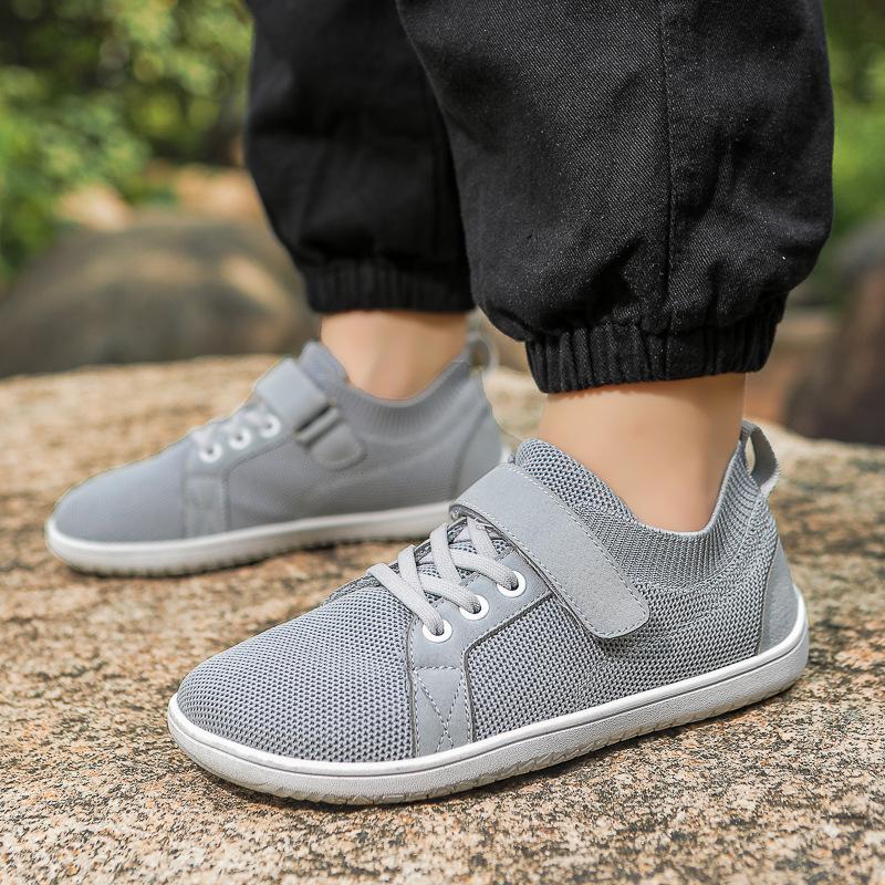 New Trendy Kids' Skate Shoes - Casual, Non-slip, Breathable, Versatile, Wide Fit Barefoot Design