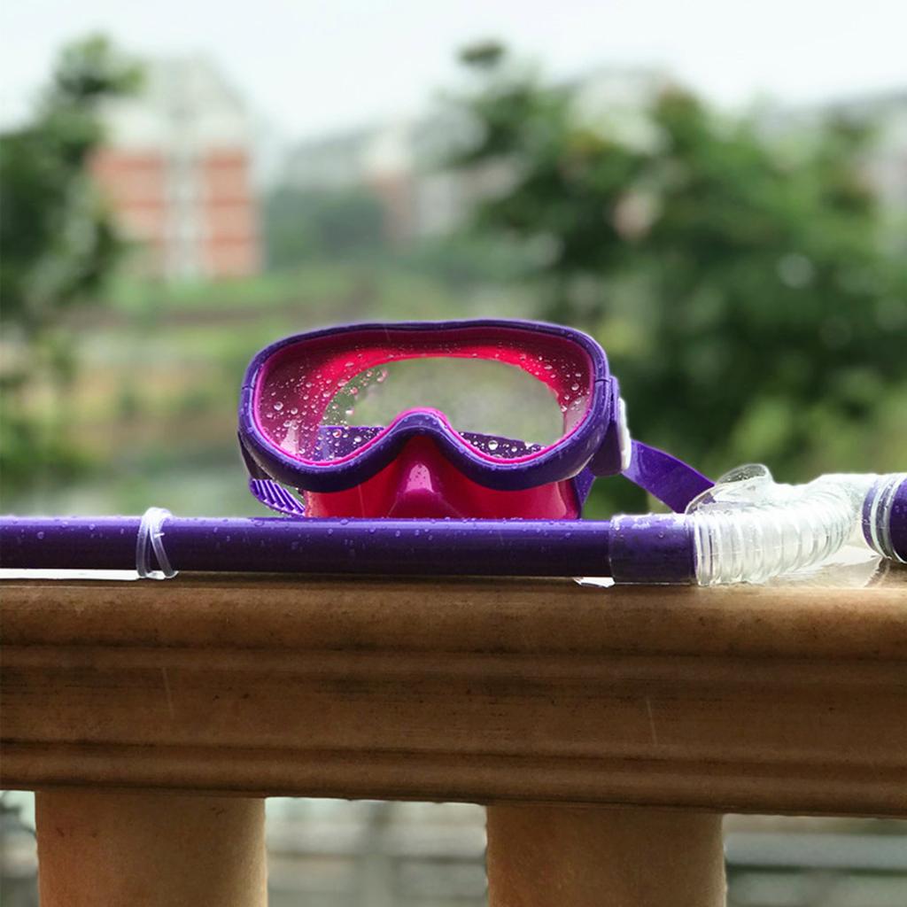 Children Kid Snorkel Set Junior Snorkeling Gear Scubas Diving Snorkel Equipment Anti-Fog Snorkel Masks Impact Resistant