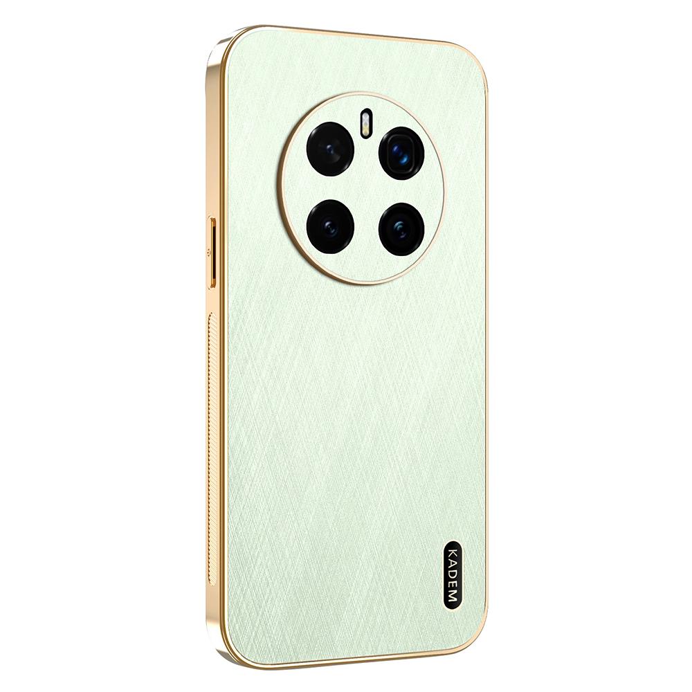 

KADEM For Honor Magic7 Pro 5G Case Electroplating Silk Texture PU+TPU Phone Back Cover Green