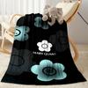 Flower Power Fashion Flannel Blanket-Soft and Suitable for Sofas,Beds,Offices,Travel,All Seasons,Great Gift for Holidays and Birthdays.