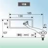Tanax Bike Mirror Napoleon Ball Joint Mirror (Square) Black Blue Mirror Left and Right Common 10mm Positive Thread AMB-104-10