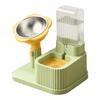 2-in-1 Pet Bowl Adjustable Height Automatic Water Dispenser Cat Water Food Bowl  Cat Feeding