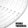 Plastic Template For Center Finding Multifunctional Round Center Finder Tool DIY Sewing Supplies