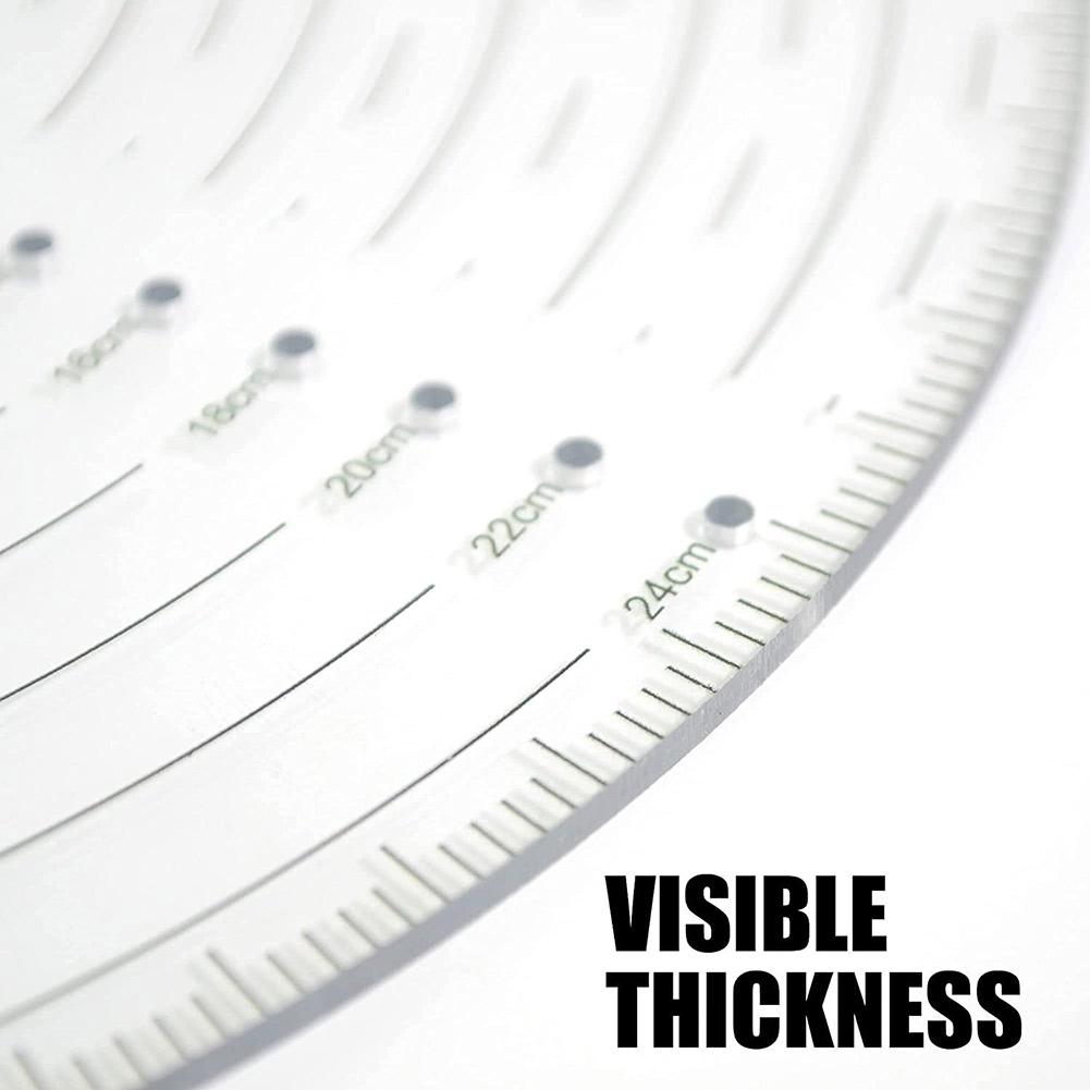 Plastic Template For Center Finding Multifunctional Round Center Finder Tool DIY Sewing Supplies