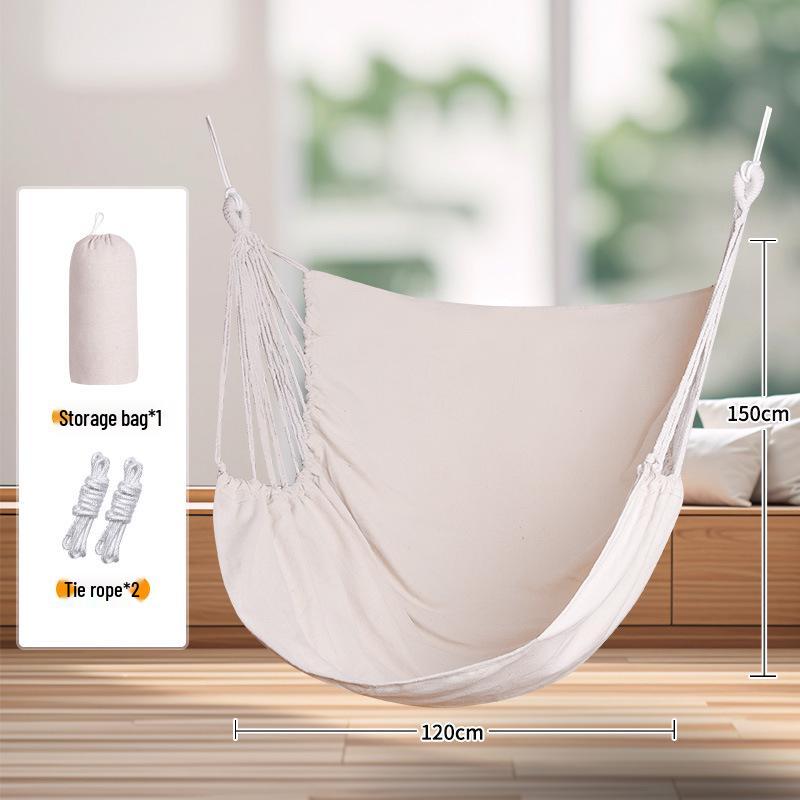 TEMU Dormitory Hammock: Indoor/Outdoor Thickened Hanging Chair & Swing Basket.