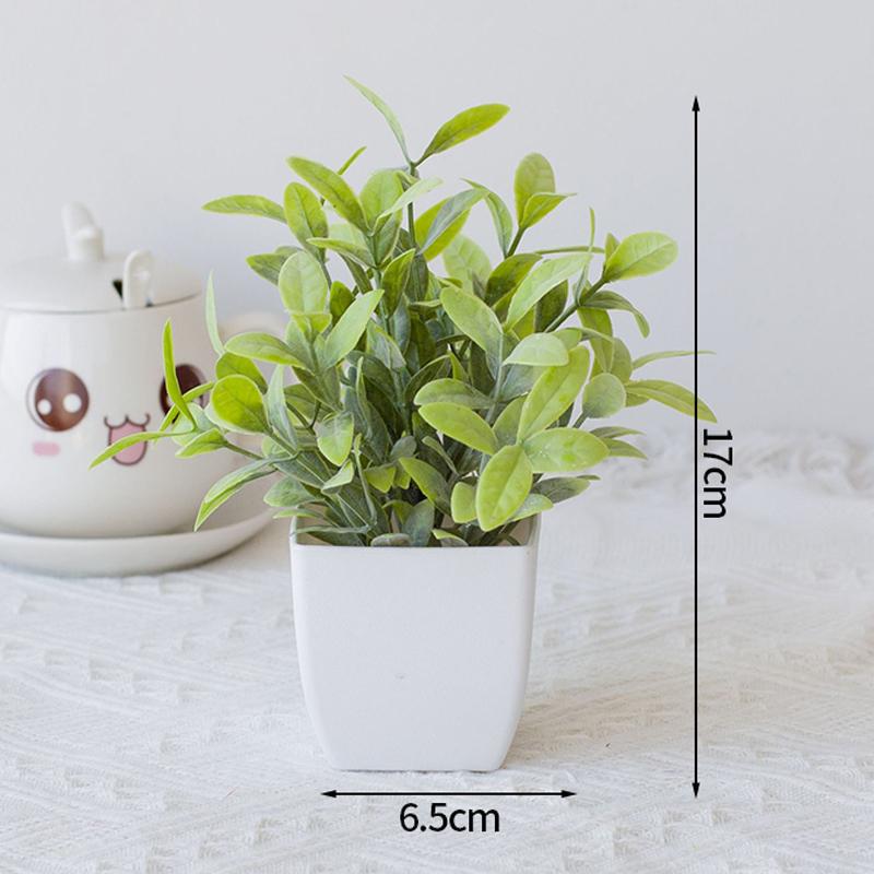 Fake Plant Potted Workspace Table Accessorie Wedding Accessorie Artificial Flower Ornament Household Decoration Room Desktop Decor