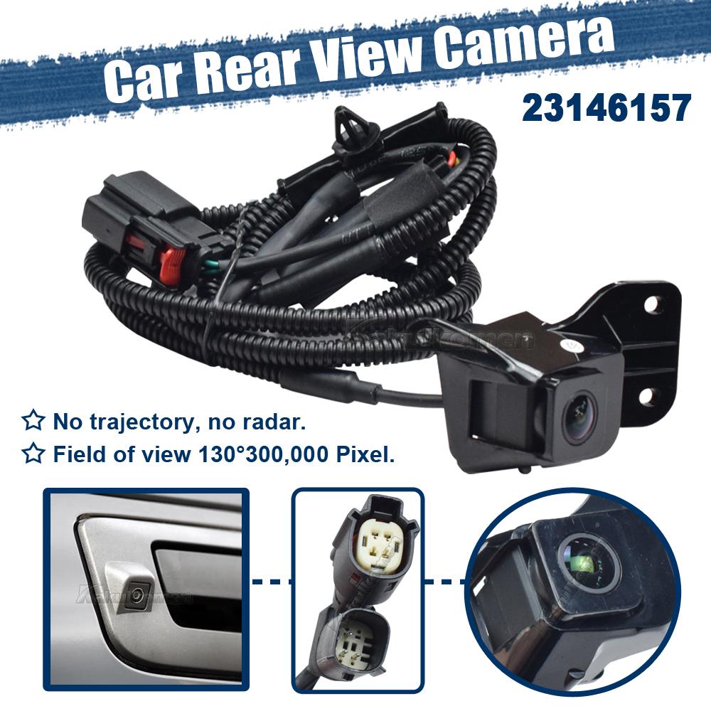 Vehicle HD Rear View Reversing Back up Parking Camera 23146157 20837341 GM1960100 For Chevrolet Silverado GMC Sierra 2009-2014