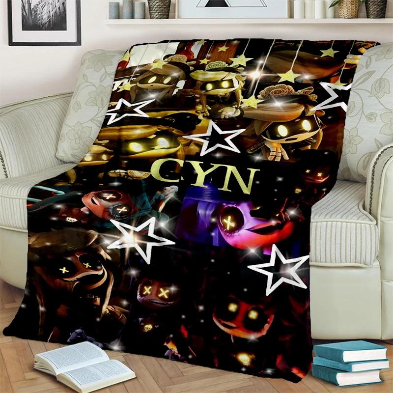 Murder Drones 3D Print Cartoon Uzi V J Robot Gift Blanket,Soft Throw Blanket for Home Bedroom Bed Sofa Travel Picnic Cover Kids