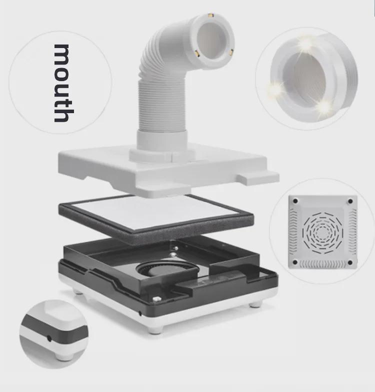 Dental LED Mini Vacuum Cleaner: Dual-Purpose Engraving, Grinding & Polishing Tool.