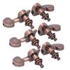 Copper Color Guitar Locking Tuners 3 Left 3 Right Guitar Head Knobs  Guitar Replacement