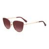 Brand Logo Metal Cat Eye Sunglasses Women's Red STACI-G-S-AU2F63X