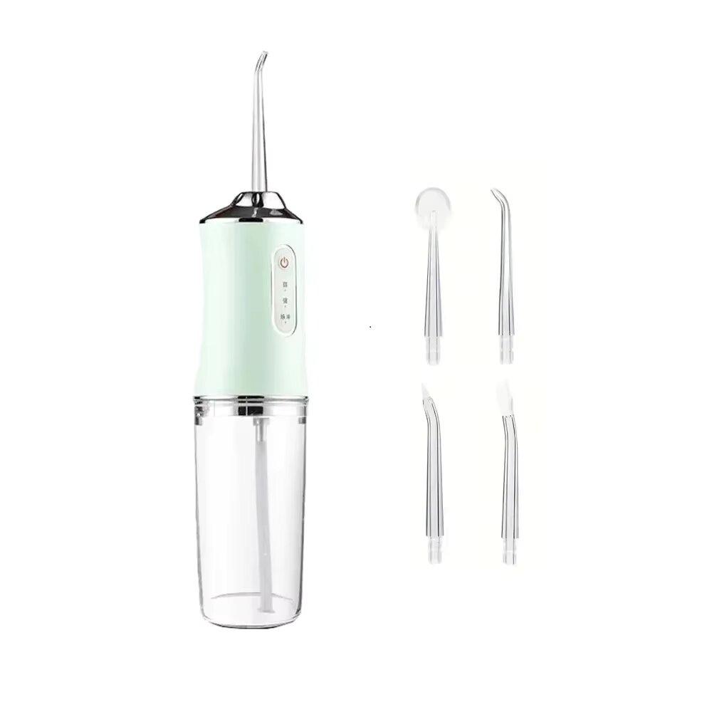 USB Charging Household Mouthwash, Powerful Portable Irrigator, Dental Sprayer with 3 Modes And 4 Nozzles,Used for Teeth Cleaning