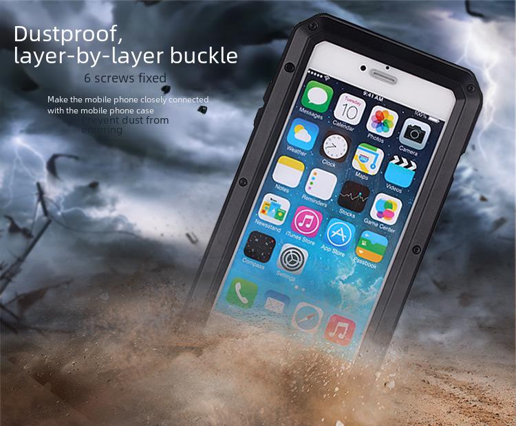 Dreifach geschützte Handyhülle für Apple/Samsung: Sturzfest, Stoßfest, Staubdichtes Handy-Schutzcover.