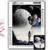 Full 5D Diy Diamond Painting Moon Art 5D Diamond Painting