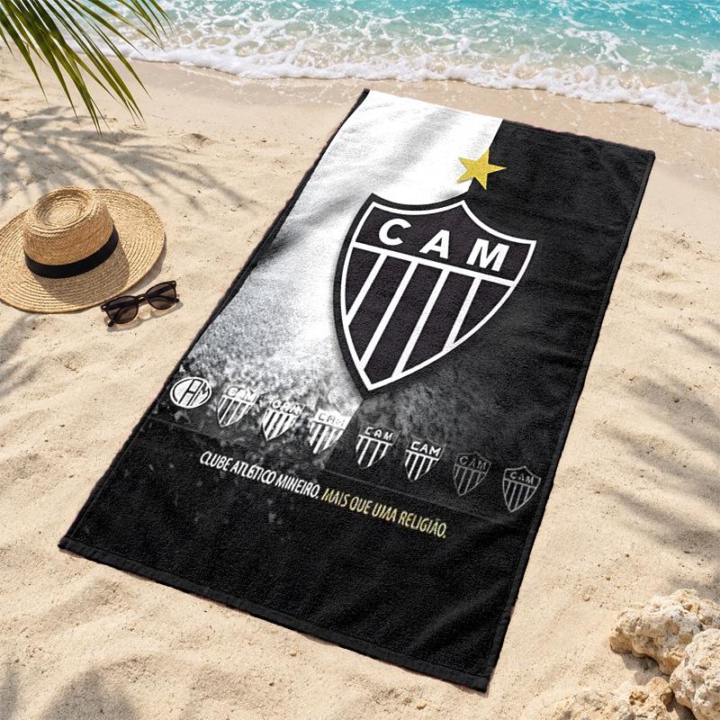Clube Atletico Mineiro Microfiber Beach Towel Quick Dry Sand Free Lightweight Beach Towels for Travel Swimming Camping