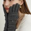 LOVE ME MONSTER Classic Buckle Long Wool Glove