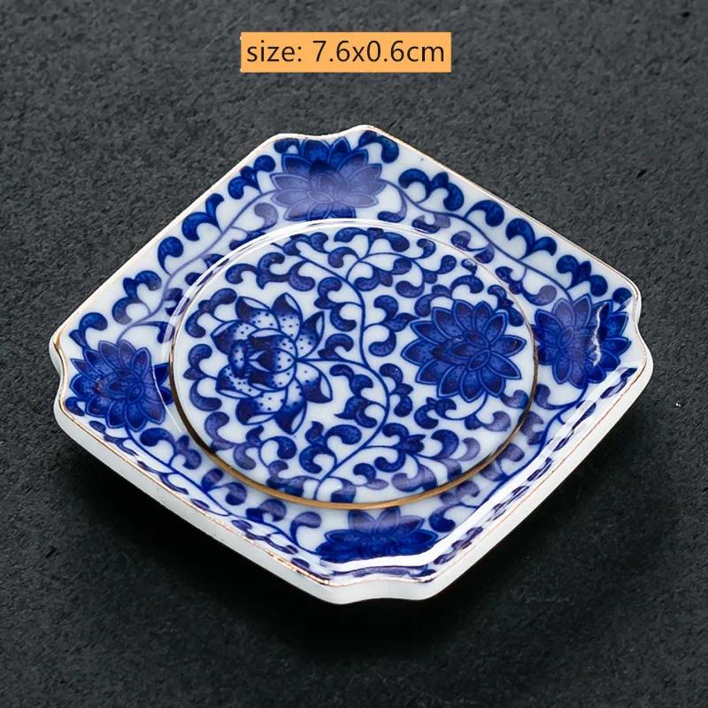 Jingdezhen Blue and White Porcelain Tea Cup Retro Ceramic Master Cup Traditional Tea Set Accessories Portable Tea Bowl