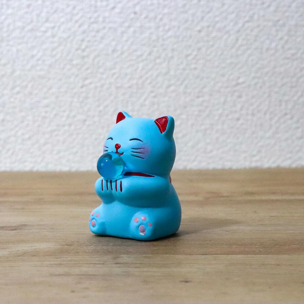 Castle Enterprises Good Luck Cat Charms Set of 20 (Blue) - (Commercial Use)