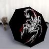 1pc Scorpion Mask Automatic Open/Close Umbrella, Portable Folding Umbrella, Compact Travel Umbrella For116