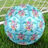 1pc Sea Turtle Flowers Theme Soccer Ball Football, Size 5, Lightweight PVC, Outdoor Training Soccer Ball,Gift J61413