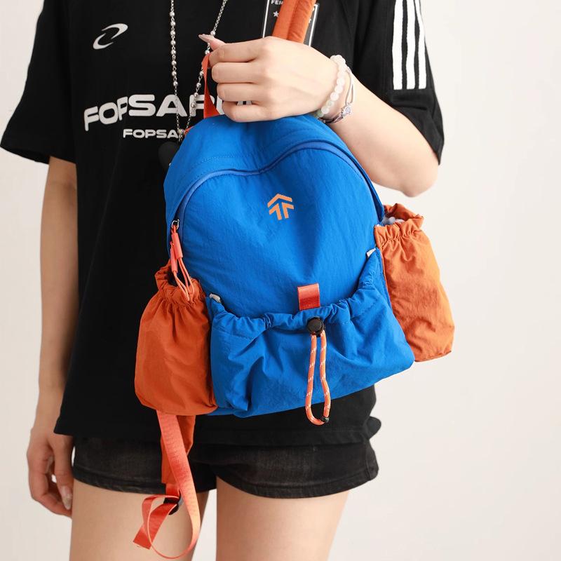Student schoolbag simple ins style college student backpack women commuter versatile lightweight travel backpack