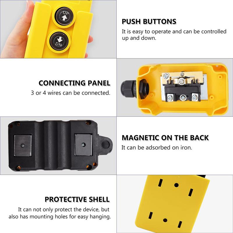 Dump Trailer Remote Control Switch 12V DC Up Down Control Switch Hydraulic Pump Power Acting Lift Unloading Truck XT