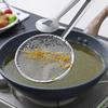 Clește Multifuncțional pentru Prăjit Ulei Filtru Lingură Inox Scurgător Ulei Legume Gustare Alimente Prăjite Strecurătoare Ustensile de Bucătărie