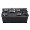 Tachometer Water Temp Meter Voltmeter Oil Pressure Oil Level Gauge Multifunction Panel with Ignition Key for RV Boat