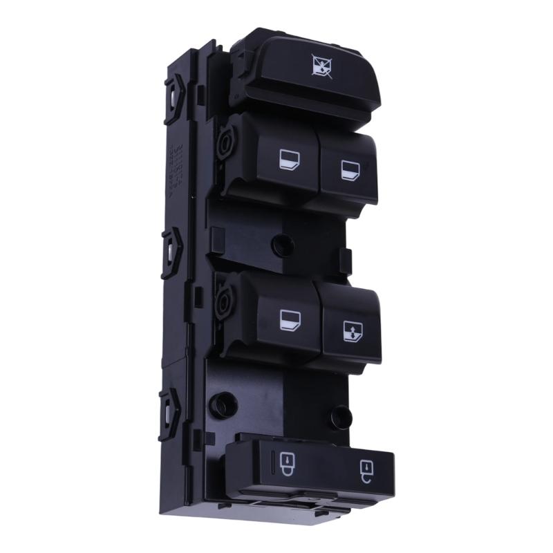 Window Control Assembly for Daily Driving Repair, ABS Housing, Lock-Button Function, Original-Position Replacement Style for Door Service