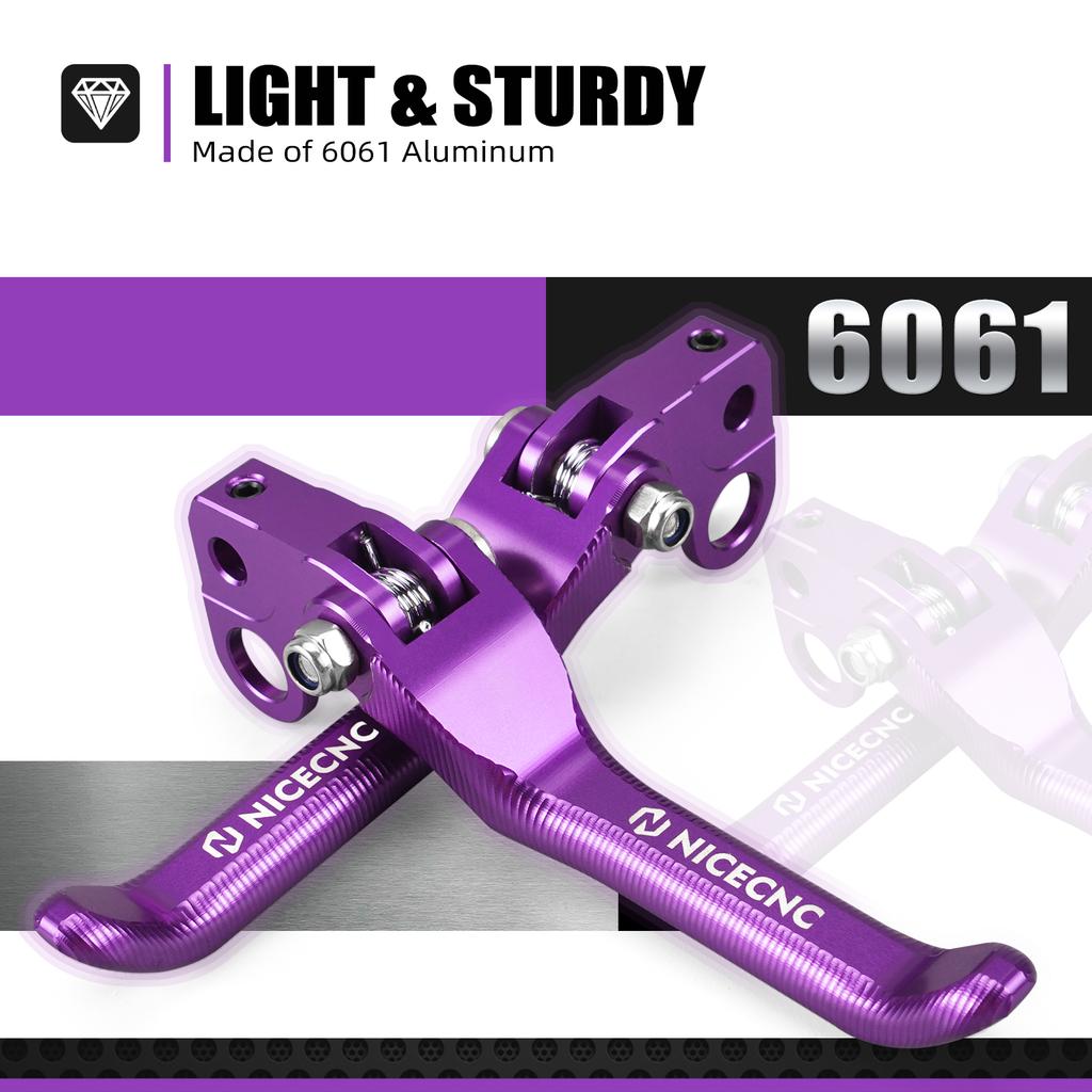 NICECNC For Surron Light Bee X For Sur-Ron Light Bee S L1E For Segway X160 260 Folding Front Rear Brake Lever Electric Dirt Bike
