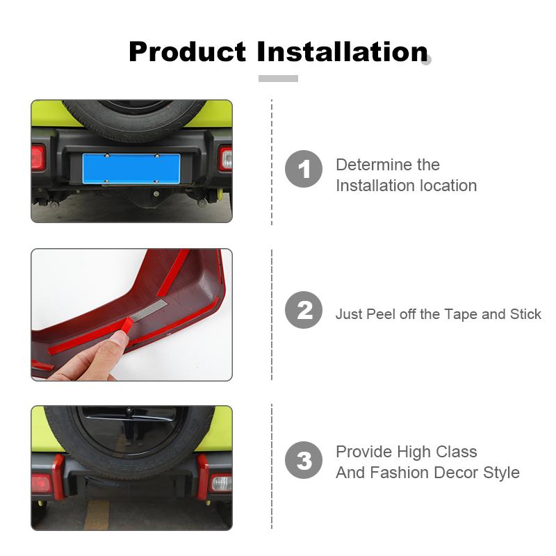 Decorație Bara Spate Decor Autocolant Decor pentru Suzuki Jimny 2019 Up Accesorii Exterior Auto