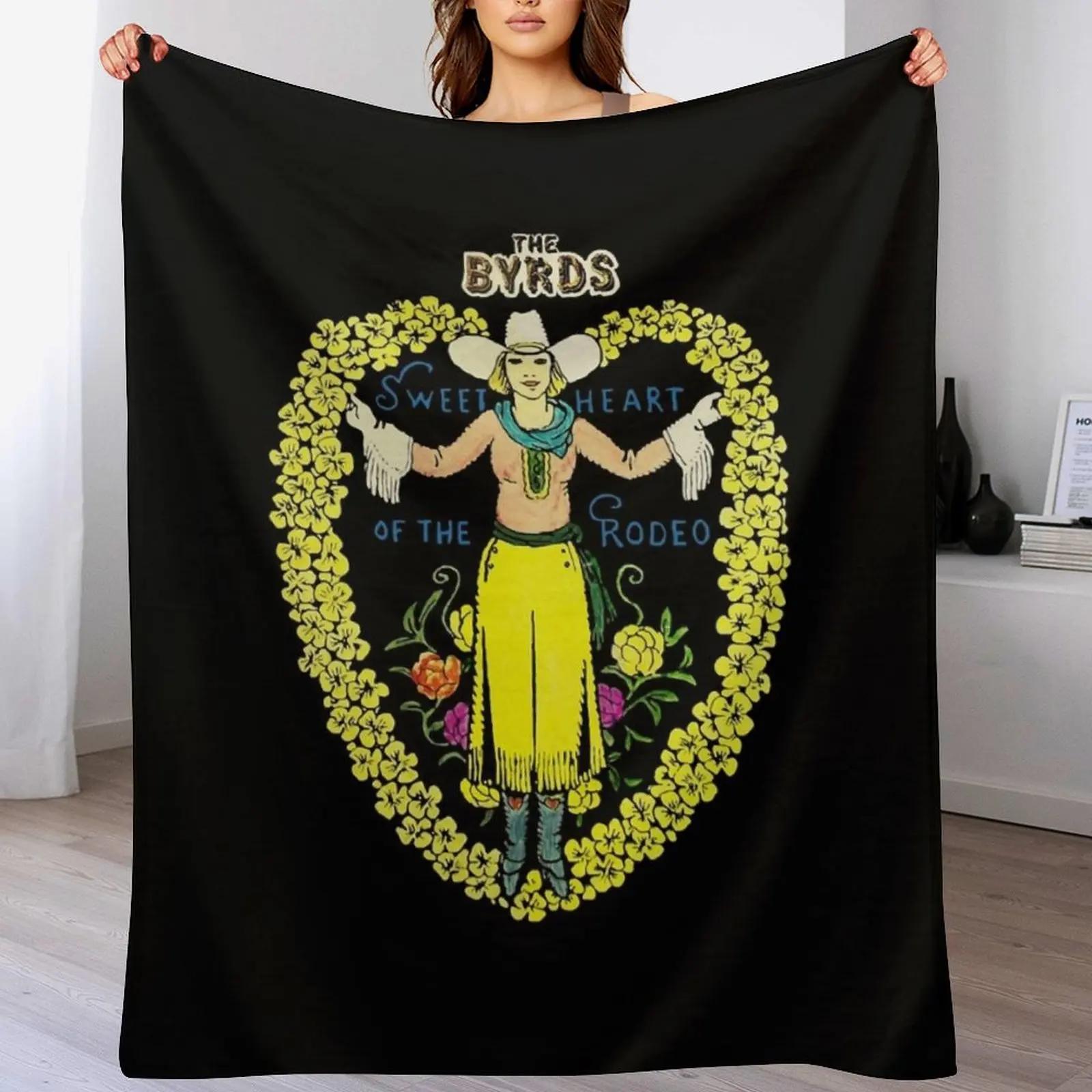 

The Byrds Sweet Heart of the Rodeo Throw Blanket Faux Fur Soft Warm Blanket for Bed 102x76cm(40x30in)