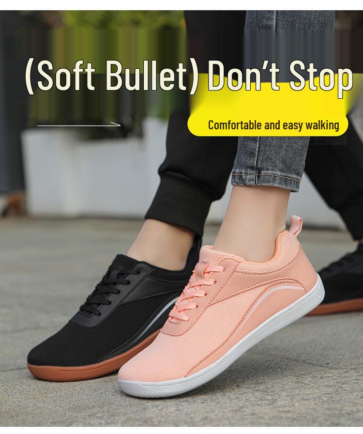 Unisex atmungsaktive Barfußschuhe mit breiter Zehenbox, Ganzjahres-Sport- & Freizeit-Outdoor-Schuhe
