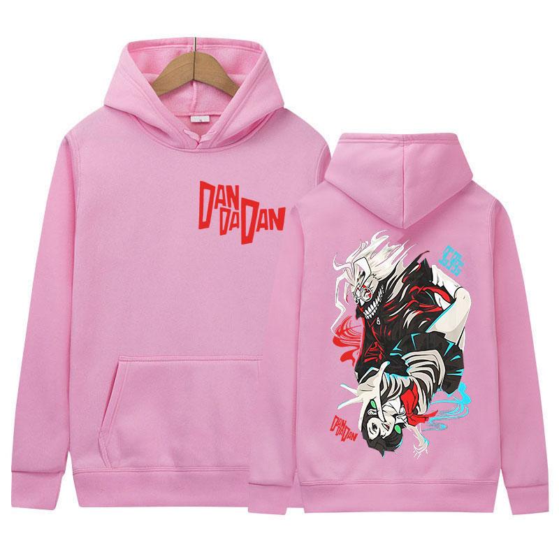 Japanese Anime Dandadan Okarun Dan Da Dan Print Hoody Mens Women Casual Pullover Sweatshirt Gothic Oversized Long Sleeve Hoodies