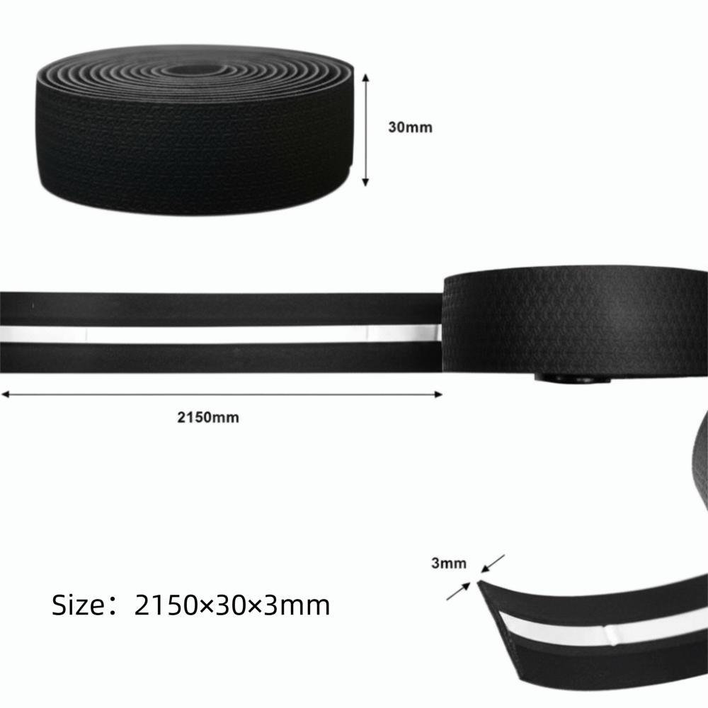 Shockproof Bike Bar Tape with End Plugs Bicycle Handlebar Tape Road Bike Handlebar Tape  Fixie