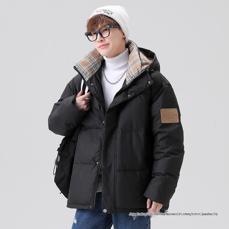 25th Anniversary Unisex Hooded Down Jacket - Winter Casual Style