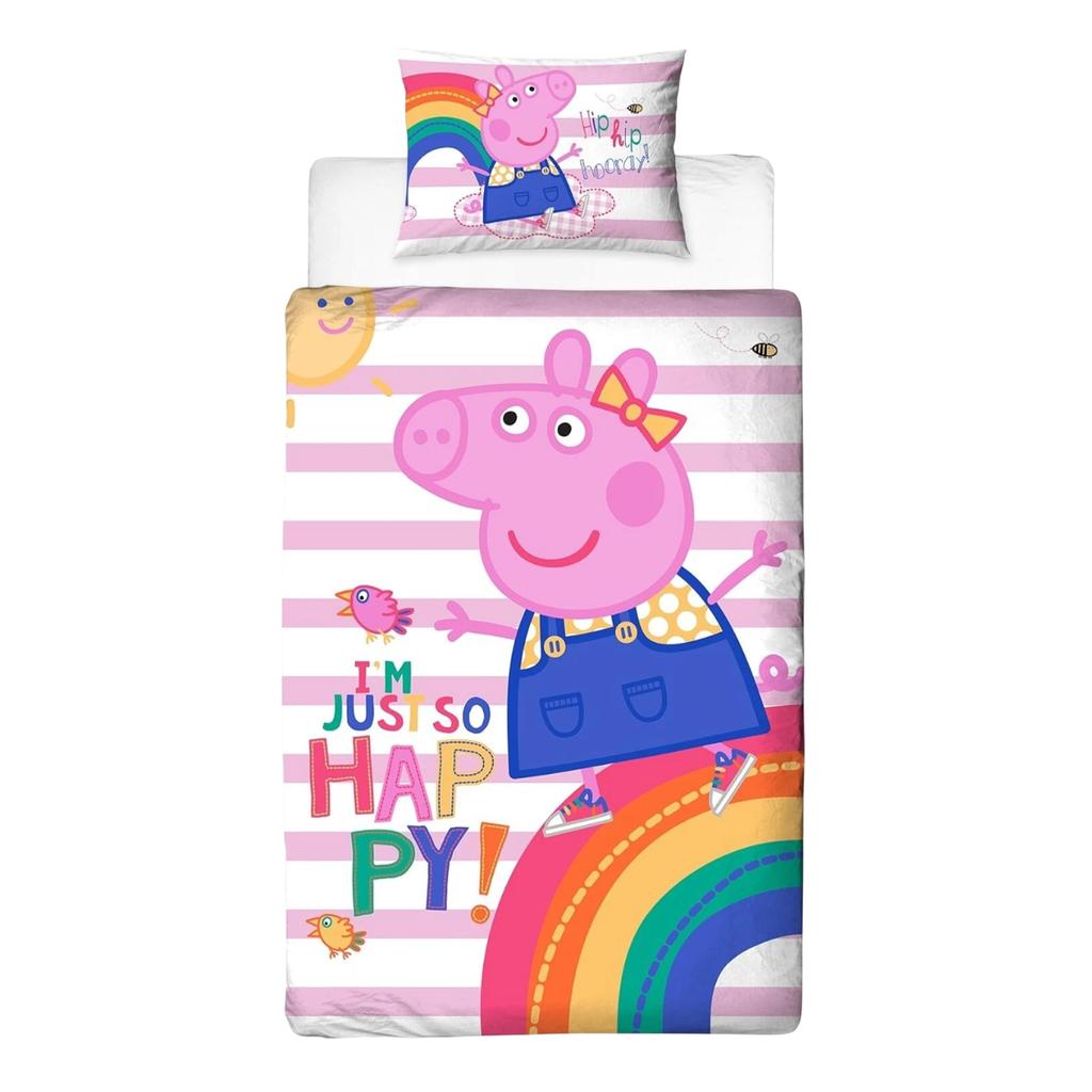 Peppa Pig I'm Just So Happy Reversible Duvet Set