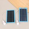 2W 5V Solar Panel With Light Usb Waterproof Outdoor Hiking Camping Portable Battery Mobile Phone Charging Bank Charging Panel