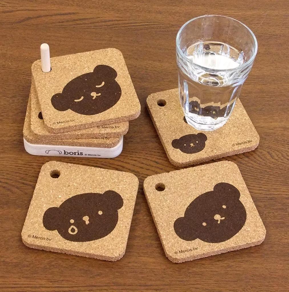 Nagano Factory Dick Bruna Coaster Set of 6 Boris DB1600B