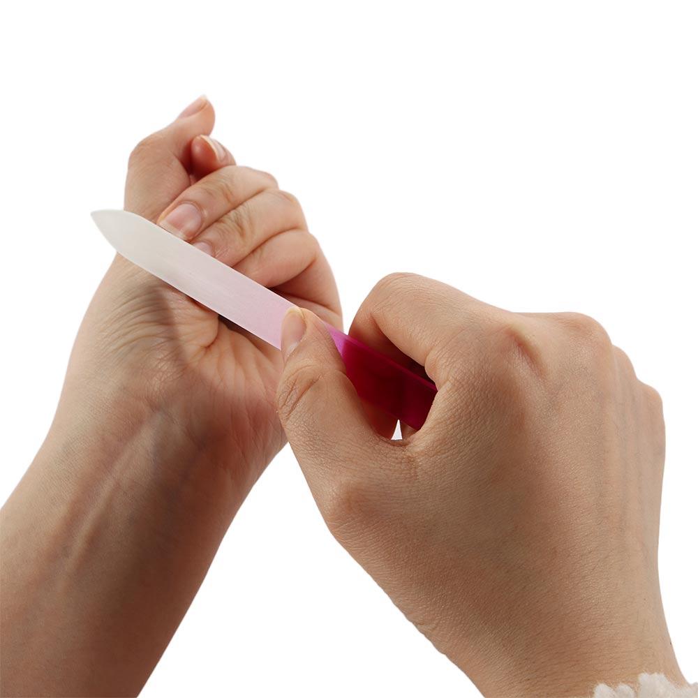 Hot Durable Pro Tool Crystal Glass File Buffer Nail Art Files Manicure Device