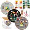 Neue Sticknadeln Übung Handgemacht DIY Materialpaket, Dutzende Nadeln Einstieg Kombiniert Mit 4-teiligem Set