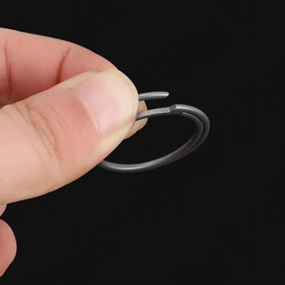 Drop Hanging Buckle Super Lightweight Keychains Titanium Key Buckle Car Keychain Titanium Key Ring