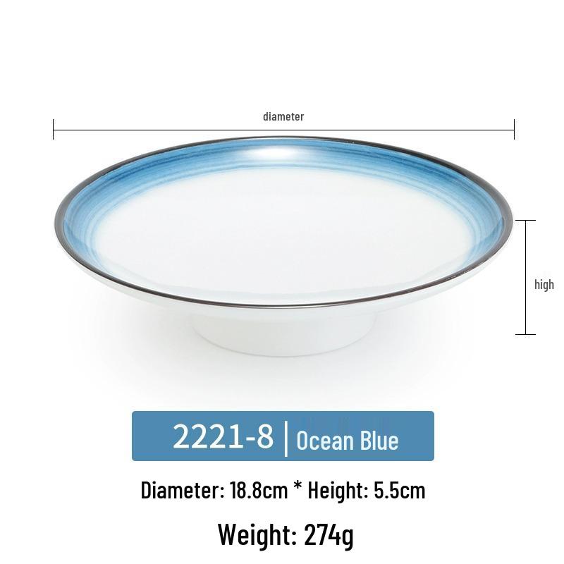 Creative Melamine Pedestal Bowl for Restaurants: Perfect for Hot Pot, Ice Cream, Shaved Ice, and Desserts