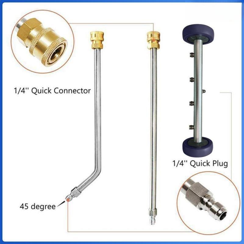5000PSI High Pressure Washer  2-in-1 Undercarriage Cleaner Car Chassis Floor Wash Water Broom Washer