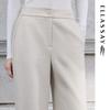 ELLASSAY Women's High-Waist Straight-Leg Casual Pants
