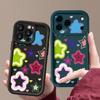 Shockproof Phone Case For iPhone 17 Pro Max Blended Colorful Stars Pattern Silicone Cover For iPhone 16 Pro Max Cover iPhone 15 14 13 12 11 16E