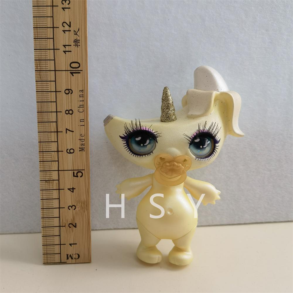 Original 11Cm-13Cm Rainbow Unicorn Doll Little Monster Mud Doll Children'S Game House Toy Set Gift