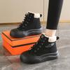 CRLAYDK Women's Ankle Shoes Fur Lined Winter Platform Ankle Boots Outdoor Snow Walking Warm Fashion Short Lace Up Booties
