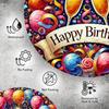 LED Marquee Birthday Sign 16 Color Remote Wall Decor Light Up Home Bedroom Living Room
