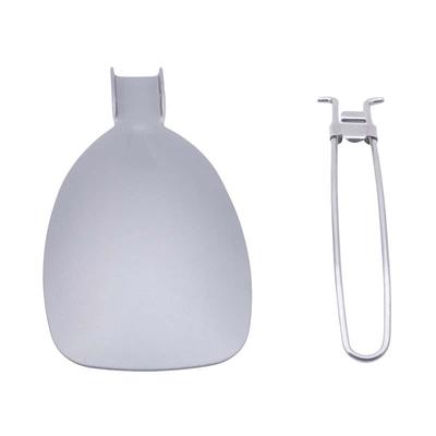 Lightweight Stainless Steel Folding Handle Spatula /& Bowl Set Camping Picnic